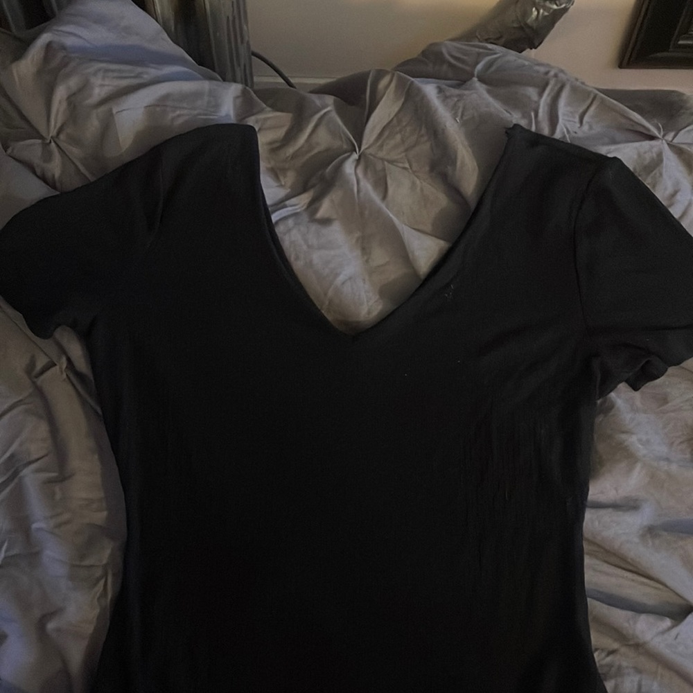 short sleeve black bodysuit